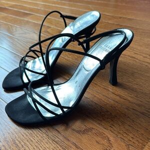 Stuart Weitzman Black Strappy Women's Shoes